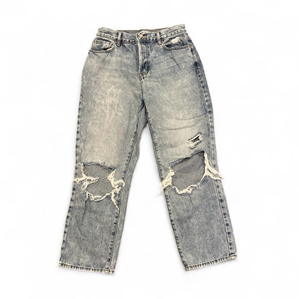 PacSun High Rise Straight Distressed Jeans Size 28